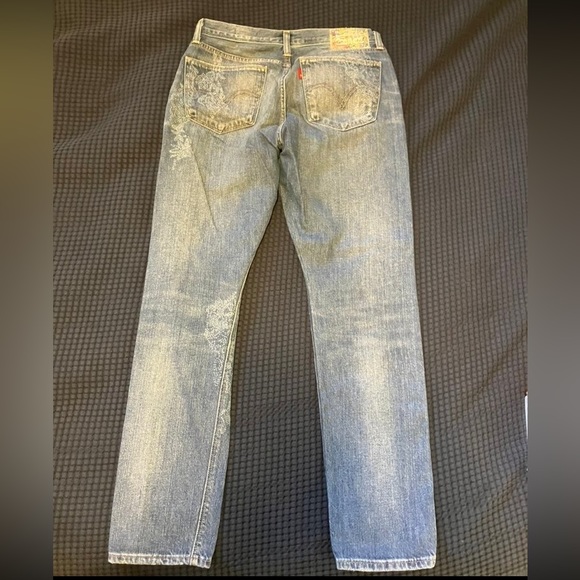 Levis x Liberty of London Skinny Boyfriend Jeans, 27x27 - Picture 2 of 9